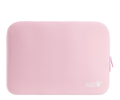 Torba do laptopów Silver Monkey EasySleeve etui na laptopa 15,6" różowe
